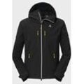 Outdoorjacke SCHÖFFEL "Softshell Jacket Matrei M" Gr. 48, schwarz (9990, schwarz), Herren, Oberstoff : 88% Nylon 12% Elasthan Innenseite: 100% Polyester (Membran: Polyurethan) Oberstoff : 56% Nylon 34% Polyester 10% Elasthan, Jacken