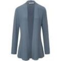 Strickjacke aus 100% Baumwolle Supima Peter Hahn blau, 52