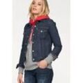 Jeansjacke LEVI'S "Original Trucker" Gr. L (40), blau (dunkelblau, washed) Damen Jacken FRESH COLLECTION