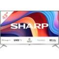 G (A bis G) SHARP QLED-Fernseher "SHARP 43GP6265E Quantum Dot Google TV 108 cm (43 Zoll) 4K Ultra HD" Fernseher Quantum Dot, QLED, Dolby Atmos, Dolby Vision, HDMI 2.1 mit eARC silberfarben (silber)