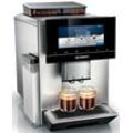 SIEMENS Kaffeevollautomat "EQ900 TQ907D03, intuitives 6,8" TFT-Display, 2 Bohnenbehälter", Barista-Modus, App, Geräuschreduzierung, 10 Profile, edelstahl, Kaffeevollautomaten, silber (edelstahlfarben)B:31,5cm H:39,2cm T:47cm, Topseller