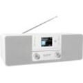 TECHNISAT Digitalradio (DAB+) "DIGITRADIO 370 CD IR", Radios, weißB:35cm H:12cm T:21cm