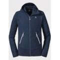 Fleecejacke SCHÖFFEL "Fleece Hoody Monte Sart M" Gr. 48, blau (8180, blau) Herren Jacken