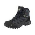 Outdoorschuh MCKINLEY "Vulcanus MID AQX M", Gr. 46, bunt (anthrazit, petrol), Leder, Textil, sportlich, Schuhe, wasserdichter Wanderschuh, Trekkingschuh, Hikingschuh