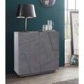 Sideboard INOSIGN "PING", grau (zement), Sideboards, Breite 80 cm