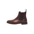 Chelseaboots HENRY STEVENS "Marshall CB2" Gr. 41,5, braun (mittelbraun), Herren, Leder, Schuhe