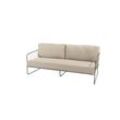 4Seasons Prego Taste Living Sofa 3 Sitzer Antharzit/Taupe inkl.3 kissen