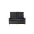 Outdoor Living Malaga 2-Sitzer Sofa Aluminium/Olefin