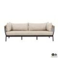 Apple Bee Condor Lounge 3-Sitzer Sofa Aluminium/Olefin