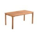 Möbilia Gartentisch Teak natur 150x90 cm