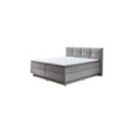 Sun Garden BX 2110 Portage Boxspringbett Holzwerkstoff/Stoff mit TFK-Matratze 180x200 cm