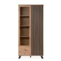 Finori Medan 52A Vitrine Holzwerkstoff Artisan Oak/Anthrazit