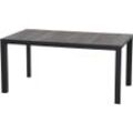 Siena Garden Silva Dining Tisch 160x90cm Anthrazit/Grau