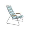 HOUE CLICK Relaxsessel Lounge Chair Bambusarmlehnen Stahlgestell