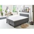 Sun Garden BX 1480 Philly Boxspringbett Holzwerkstoff/Stoff mit Federkernmatratze