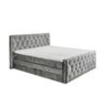 ED Lifestyle Cashfield 8 Boxspringbett Holzwerkstoff/Tonnentaschenfederkern H2 180x200cm