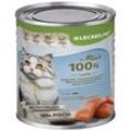 12 x 400 g Lecker.Pet® Mia's 100 % Lachs Katzenfutter Nassfutter