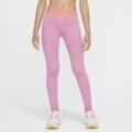 Nike Pro Dri-FIT Leggings mit mittelhohem Bund (Mädchen) - Pink