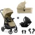 Kinder-Buggy HAUCK "Shop N Care Trio Set", grün (olive), Baby, Kinderwagen, inkl. Babyschale, Babywanne und Adapter