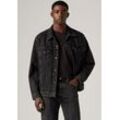 Jeansjacke LEVI'S "VINTAGE FIT TRUCKER JKT" Gr. L, schwarz (blow away) Herren Jacken