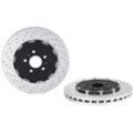 BREMBO Bremsscheibe TWO-PIECE FLOATING DISCS LINE vorne rechts links Gelocht/innenbel. 365mm für AUDI 8E0615301AB 09.9477.23