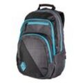 Schulrucksack NITRO "Stash 29", Gr. B/H/T: 32cm x 49cm x 22cm, blau (blur blau trims), Polyester, Rucksäcke, Alltagsrucksack, Rucksack für Freizeit, Schule, Arbeit und Reise