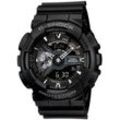 Chronograph CASIO G-SHOCK Armbanduhren schwarz Herren Quarzuhr, Armbanduhr, Herrenuhr, digital,Resinband,20 bar Wasserdichte