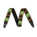 Fender Neon Monogrammed Strap Green & Orange