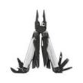 Leatherman SURGE BLACK & SILVER NYLON BLACK 4PKT M