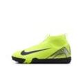 Nike Jr. Mercurial Superfly 10 Academy TF High-Top-Fußballschuh (jüngere/ältere Kinder) - Gelb