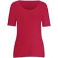 Rundhals-Shirt langem 1/2-Arm Peter Hahn rot, 48