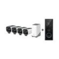 eufyCam S3 Pro Starter-Set 4+1 - 4er-Kameraset mit HomeBase 3 + Video Doorbell 2K