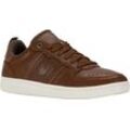 Sneaker K-SWISS "Lozan Match Lux" Gr. 42, braun (braun, s weiß), Leder, Synthetik, Schuhe