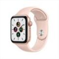 Apple Watch Series SE 1 (2020) GPS + Cellular 44 mm - Aluminium Gold - Sportarmband Rosé