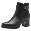 Stiefelette TAMARIS Gr. 37, schwarz Damen Schuhe mit trendiger Zierschnalle am Schaftrand