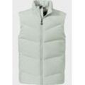 Funktionsweste SCHÖFFEL "Urban Down Vest Style Cers MNS", Herren, Gr. 48, grün (7005, grün), Oberstoff : 90% Polyester 10% Elasthan (Coating: Polyurethan) Futter : 100% Polyester Füllung : 80% Daune 20% Federn, ohne Ausschnitt, Westen