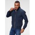 Blouson ALPENBLITZ "Brügge", Herren, Gr. M (48/50), blau (navy), Web, Obermaterial: 65% Baumwolle, 35% Polyamid. Futter: 100% Polyester, casual, normal, Rippstrickbündchen, Jacken, aus Baumwollmischung, casualer Stil, mit Stehkragen, Topseller