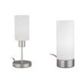 LIVARNO home Tischleuchte mit Touch-Dimmer, in Mattnickel-Optik