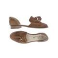 La Shoe Damen Ballerinas, braun, Gr. 40