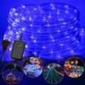 Led Lichterschlauch Lichterschläuche Party Lichtleiste Lichtschlauch IP44 Lichterkette blau-20m - blau - Swanew