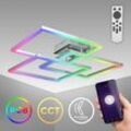 WiFi Deckenlampe led rgb dimmbar cct Smart Home Leuchte Fernbedienung App 48W - B.k.licht