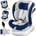 Kidiz - Kindersitz Baby Autositz Kinderautositz Isofix Top Tether 360° drehbar Gruppe 0/1/2/3 ab Geburt 0-36kg Mit Sonnenschutzdach Seitenschutz 5