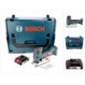 Bosch - gst 18 v-li s Akku Stichsäge 18V + 1x Akku 2,0Ah + L-Boxx - ohne Ladegerät