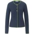 Strickjacke Peter Hahn blau, 52