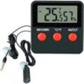 GP - Reptilien, digitales Thermometer, Hygrometer, LCD-Temperatur- und Luftfeuchtigkeitsmesser für Terrarium, Haustiere, Inkubator, Tank