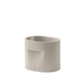 Muuto - Ridge Blumentopf, H 15 cm, beige