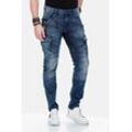 5-Pocket-Jeans CIPO & BAXX "Jeans" Gr. 30, Länge 32, blau Herren Jeans