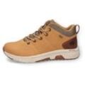 Schnürschuh DOCKERS BY GERLI Gr. 41, goldfarben (golden tan) Herren Schuhe Mid Cut Sneaker, Freizeitboot, Schnürboot weich gepolstert