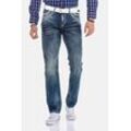 Regular-fit-Jeans CIPO & BAXX "Jeans" Gr. 30, Länge 34, blau Herren Jeans