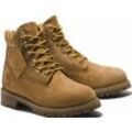 Schnürboots TIMBERLAND "6 In Premium WP Boot" Gr. 36, gelb (wheat) Damen Schuhe Winterstiefel, Schnürstiefel, Winterschuhe, wasserdicht